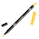 【メール便可 10本まで】トンボ鉛筆 TOMBOW / デュアル ブラッシュペン AB-T 025 Light Orange (水性マーカー全108色) (AB-T025)【水性マーカー カラー筆ペン グラフィック マーカー アート】