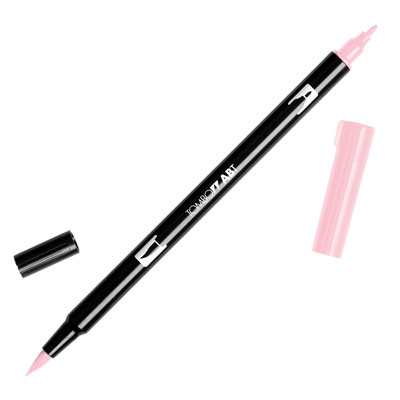 【メール便可 10本まで】トンボ鉛筆 TOMBOW / デュアル ブラッシュペン AB-T 761 Carnation (水性マーカー全108色) (AB-T761)【水性マーカー カラー筆ペン グラフィック マーカー アート】