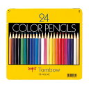 トンボ鉛筆 缶入色鉛筆 24色 NQ (CB-NQ24C)(A-19373)【TOMBOW COLOR PENCIL NQシリーズ 色鉛筆】