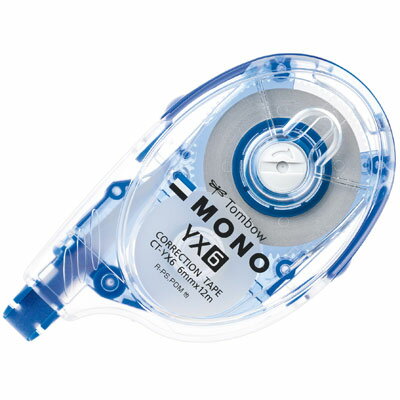 トンボ鉛筆 モノYX6 テープ幅6mm (CT-YX6)（A-47507）【TOMBOW MONO YX CORRECTION TAPE 修正テープ 詰め替えタイプ】