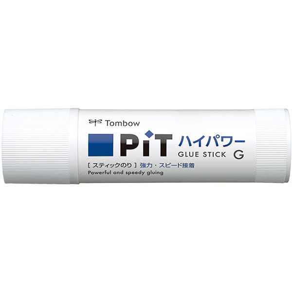 トンボ鉛筆 スティックのり ピットハイパワーG 26mm (PT-GP)（A-22674）【TOMBOW PiT HI-POWER GLUE STICK】