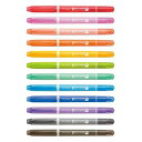 トンボ鉛筆 水性マーカー プレイカラードット 全12色（WS-PD）【TOMBOW MARKING PEN PLAY COLOR Dot 水性マーキングペン】