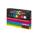三菱鉛筆 ポスカ 太字角芯 水性サインペン 8色セット(PC-8K 8C)(A-23580)【MITSUBISHI POSCA 水性顔料マーカー ポスターカラー...