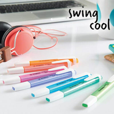 【メール便可 2個まで】＼蛍光ペン セット／スタビロ STABILO / swing cool スイングクール 蛍光ペン（8色セット） (275-8-3)【蛍光マーカー マーカーペン 水性マーカー デザイン おしゃれ かわいい】