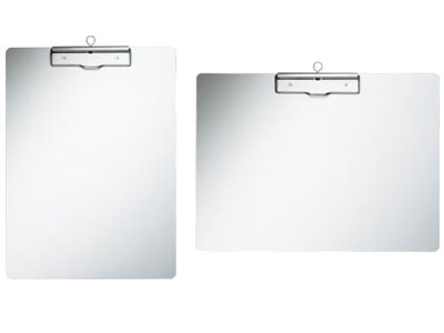 エヌケイ / アルミ用箋挟 クリップボード （B4判・タテ型・ヨコ型） 綴じ枚数50枚 （AS-B4）【アルミ製 金属製 デザイン おしゃれ】
