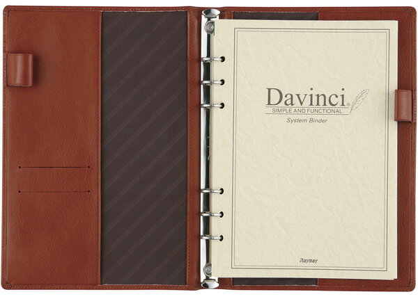ダ・ヴィンチ Davinci / Standard スタンダード システム手帳 スリムサイズ A5サイズ （リング15mm）（JDA3003）