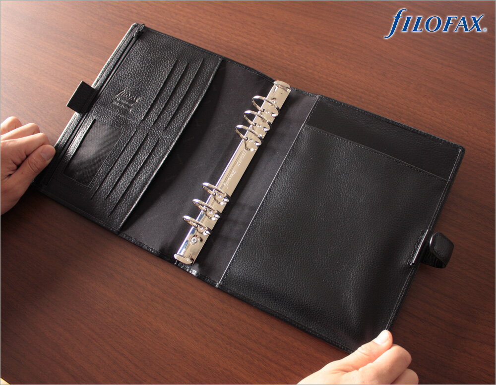 【正規品 10%値引き!!】ファイロファックス FILOFAX / フィンスバリー Finsbury システム手帳 （A5サイズ / 6穴 リング径30mm）