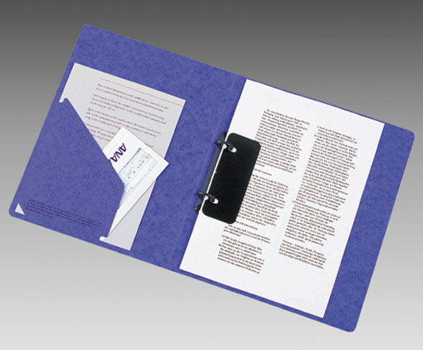 リヒトラブ リングファイル B5 ヨコ型 2穴 背幅35mm 青（F-832）（A-27909）【LIHIT LAB. 穴をあけて閉じるファイル リングファイル】