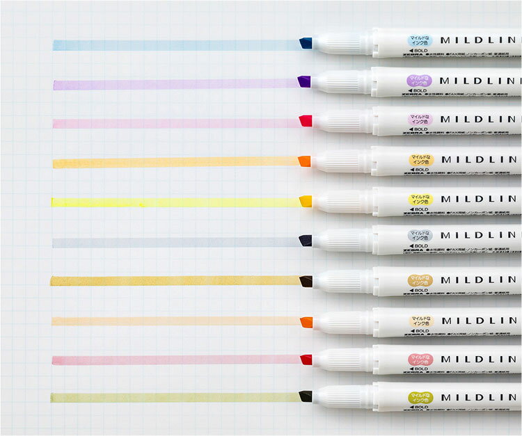 ゼブラ ラインマーカー マイルドライナー （WKT7）【ZEBRA MILDLINER ラインマーカー】