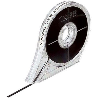 コクヨ / 罫線引きテープ（ホワイトボード用）テープ幅2mm【T-502】
