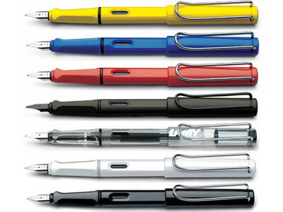 ラミー（LAMY） ラミー LAMY / safari サファリ 万年筆 (イエロー ブルー レッド スケルトン ブラック ホワイト シャイニーブラック)