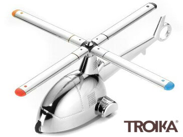 トロイカ TROIKA / レディ4テイクオフ READY 4 TAKE OFF (ヘリコプター型ペーパーウェイト、3色ボールペン、蛍光ペン、クリップホルダー、可動式)(GAM03/CH)