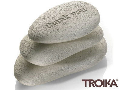 トロイカ TROIKA / サンキュー （メッセージ付ペーパーウエイト&クリップホルダー）（TKS07/WH）