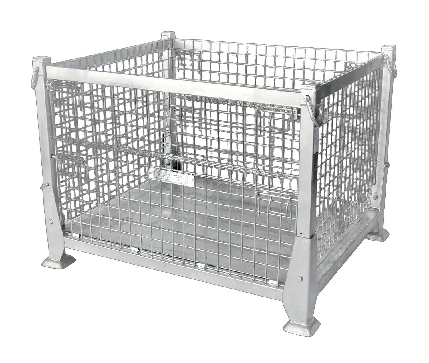 Rakuten - 吊りパレット コンテナ 業務用 保管用 折りたたみ約L100×W120×H90cm JHBGL-1210