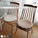 《Natural Posture/LF》低反発高反発2層シャギーチェアパッド 35R 床暖房対応 滑り止め 低ホルムアルデヒド ペット キッズ 在宅 宿題 オフィス 座布団 柔らか 安心 cm-205-35r 【北海道・九州・沖縄・離島配送不可】