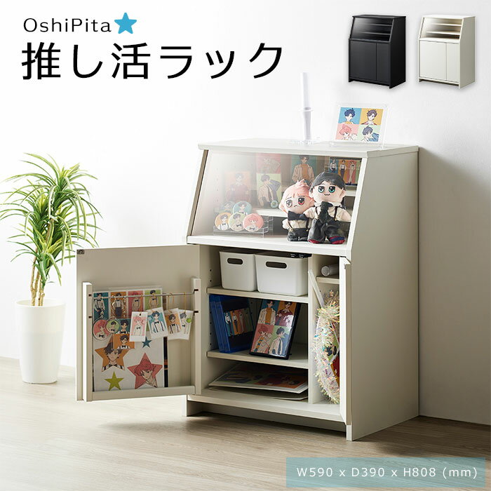 【ポイント10倍】《朝日木材加工》推し活ラック グッズ収納 コレクションケース ディスプレイ ラック ..