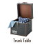 《東谷》トランクテーブル ビンテージ 収納 収納ボックス BOX 箱 衣装ケース 雑貨 ヴィンテージ アンティーク 天然木 カフェ SFO ネイビー(iw-350)