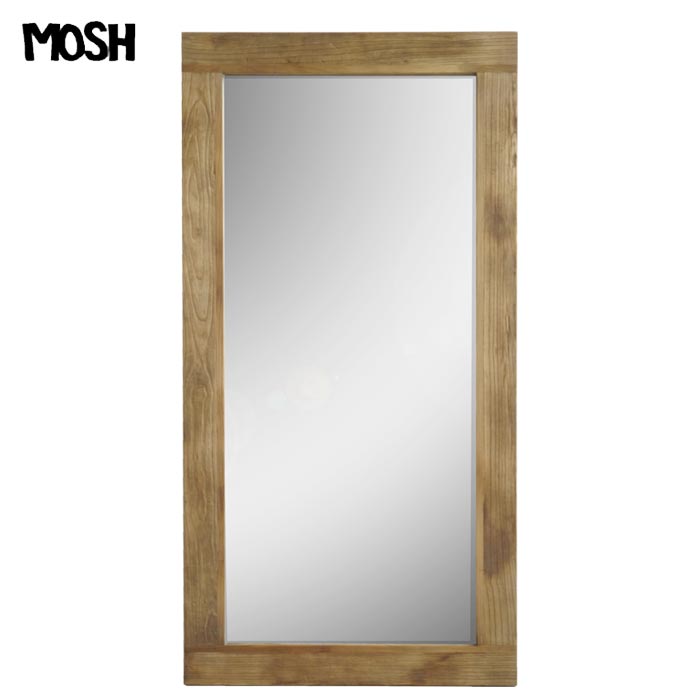 [大川配送S/開梱設置付き]《MOSH|モッシュ》アル ミラー 90×180cm 全身鏡 姿見 アンティークミラー スタンドミラー 無垢 天然木 古材 古木 アンティーク ブルックリン シンプル カフェ GART ガルト al-mirror-90-180 23002321【沖縄・離島配送不可】【B:北海道+東北 別途】
