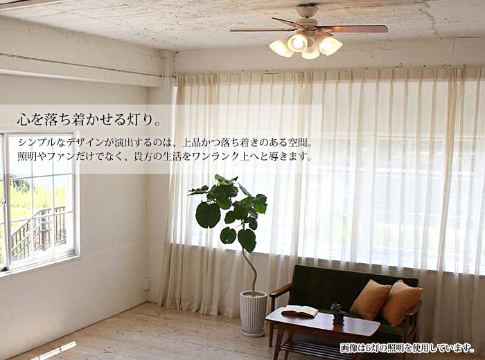 阪和plusmore『シーリングファンWindouble4灯(BIG-101)』