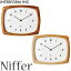 【ポイント5倍】《INTERFORM》cl-3355 Niffer ニフェル 掛時計 電波ステップムーブメント 電波時計 シ..