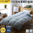 《KTH》TTC 羽毛本掛けふとん シングル 日本製 抗菌 防臭 アレル物質低減 ふわふわ あったか 暖かい 軽い やわらかい 羽毛布団 羽毛ふとん 掛け布団 布団 ふとん 冬 羽毛 本掛け布団 TTC生地 立体キルト アレルGプラス p25327 p25338
