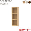 《S-ing/S》SEPALTEC　セパルテック　フリーラック　幅40.5cm　横1マス　高さ3マス　　収納棚　日本製　移動棚　オープンラック　リビング収納　北欧風　sep-em1140