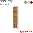 《S-ing/S》SEPALTEC　セパルテック　フリーラック　幅40.5cm　横1マス　高さ5マス　　収納棚　日本製　移動棚　収納ラック　オープンラック　リビング収納　sep-em1940