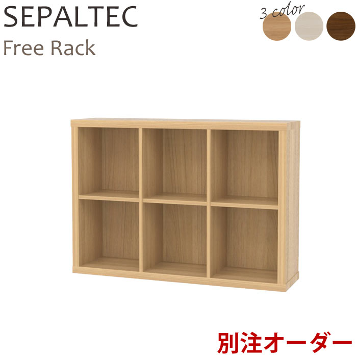 《S-ing/S》SEPALTEC　セパルテック　フリーラック　幅110cm　横3マス　高さ2マス　【別注オーダータイプ（受注生産）】　収納棚　日本製　移動棚　収納ラック　オープンラック　リビング収納　sep-em7511