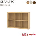 《S-ing/S》SEPALTEC　セパルテック　フリーラック　幅110cm　横3マス　高さ2マス　　収納棚　日本製　移動棚　収納ラック　オープンラック　リビング収納　sep-em7511