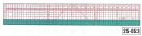 25-053 クロバー 方眼定規 30cm クローバー (メール便可)