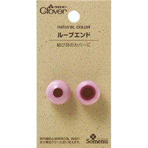 26-232 ナチュラルカラー　ループエンド　ピンククローバー クロバー　(メール便可)