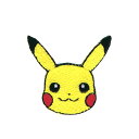 PKA001 ピカチュウ フェイス シールワッペン ポケモン ポケットモンスター (取り寄せ品) (メール便可)