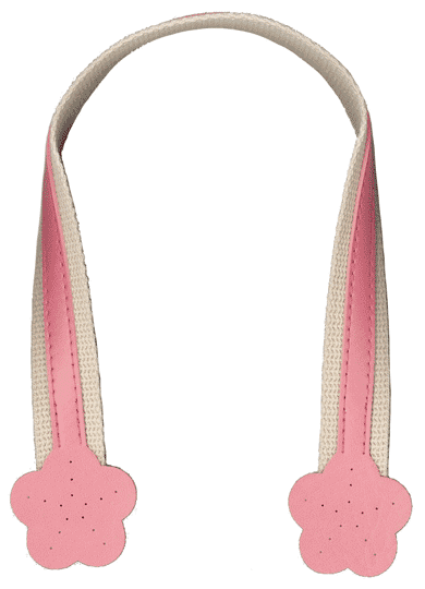 YAT-4049 アイボリーカラーの持ち手(花型)　(取り寄せ品)　(メール便可)