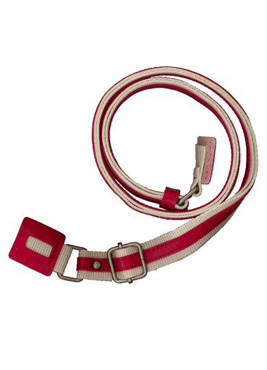 YAT-1424 合成皮革アクリル持ち手 ショルダータイプ 80〜140cm (取り寄せ品) (メール便可)