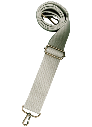 YAT-1437 麻バッグ持ち手 ショルダータイプ 生成 80〜140cm 幅3.8cm (取り寄せ品) (メール便可)