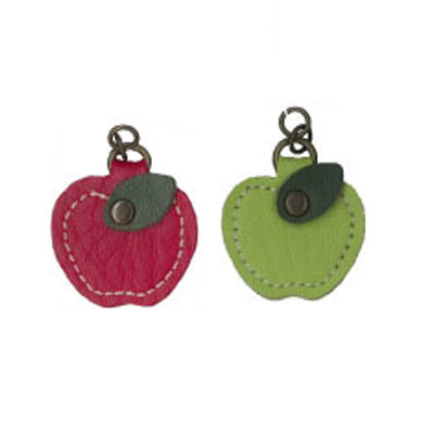 CF-2A チャーム引き手　リンゴ　(取り寄せ品)　(メール便可)