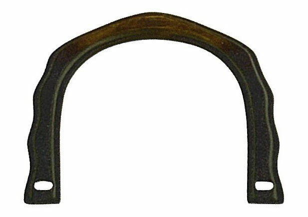 BM-1518 木工手さげタイプ持ち手　2本入　11.5cm　#26 黒　(取り寄せ品)　(メール便不可)