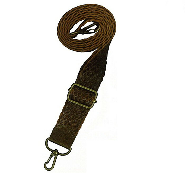 YAM-1431 アクリルテープ・合成皮革 ショルダータイプ持ち手 1本入 80cm〜140cm (取り寄せ品) (メール便可)