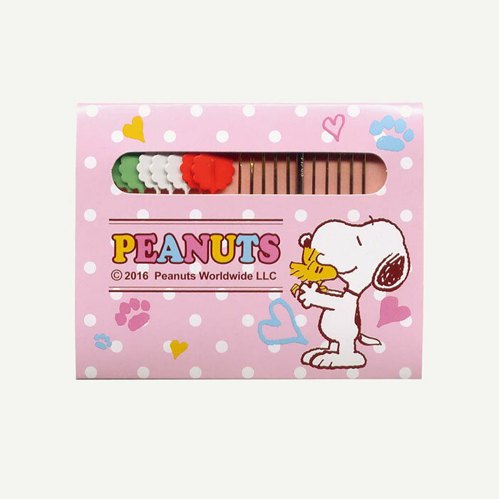 8590 ミササ スヌーピー ニードルセット(紙) ぬい針 ミシン針 刺しゅう針 まち針　(取り寄せ品)　(メー..