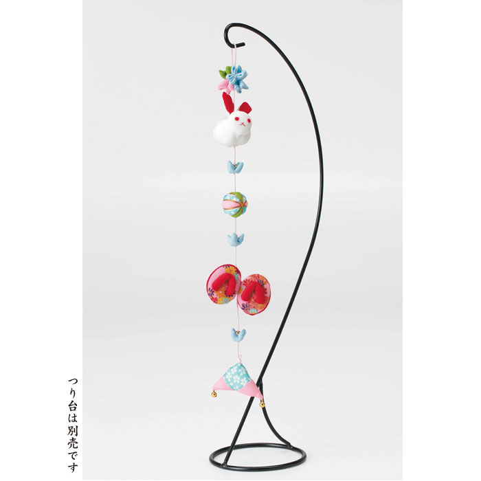 LH-390 手芸キット 京ちりめん下げ飾り 願いの糸(ピンク・幸福) つるし飾り 吊るし飾り つるしかざり ..