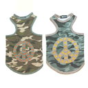 犬 服 カモフラ タンク PEACE Camo Tank Top 迷彩 タンクトップ TEE ミリタリー M L XL