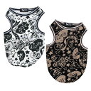 小型犬 服 Skull Tank Top スカルタンクトップ 犬服 極薄 夏服 Tee XS S L XL ドッグウェア