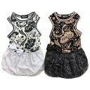 小型犬 服 ワンピース Skull Balloon Dress バルーンワンピース スカルバルーンドレス 犬服 夏服 ドッグウェア S M L XL