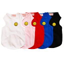 犬服 スマイルタンクトップ XS S M L XL 2XL パピー 超小型犬 小型犬 中型犬 ドックウェア