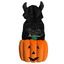 小型犬 服 ハロウィン デビルパンプキン ハロウィーン コスチューム かぼちゃ ワンピース ドッグウェア 1号 2号ロング 3号ロング