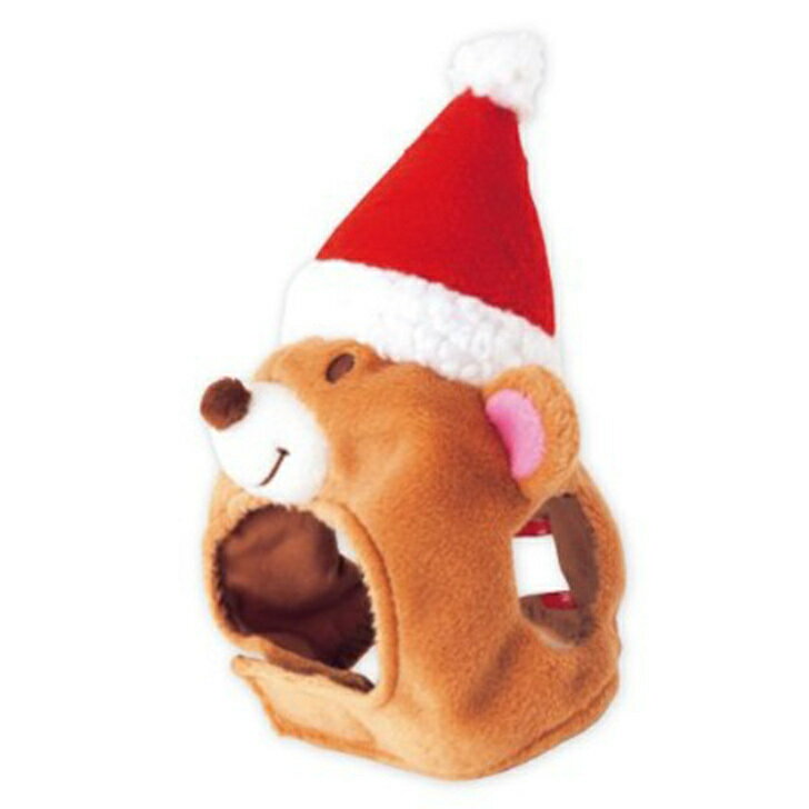 猫 小型犬 中型犬 大型犬 クリスマス かぶりもの 変身帽子 サンタベアーズ S M LL 4L X'mas