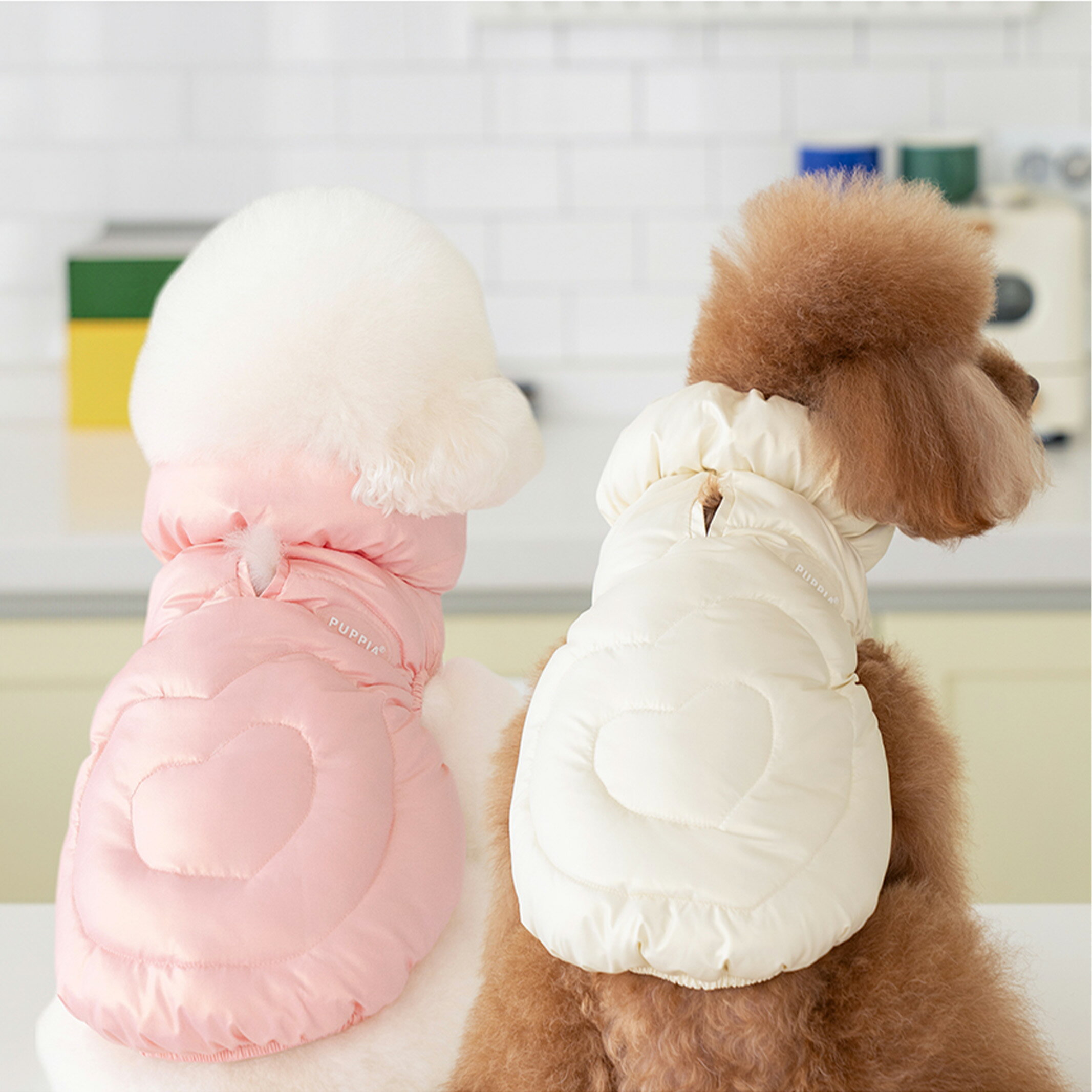   ϡȥӡ̥٥ȥѡ HEART FLUFFY VEST JUMPER ϡ   㥱å Puppia...