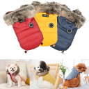 犬 服 フェイクファーフード付き リバーシブル ジャケット HOLLIS コート Puppia ドッグウェア S M L XL XXL 小型犬 中型犬