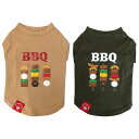 犬服 BBQTシャツ 小型犬 中型犬 大型犬 バーベキュー Tee 1号 2号 2号ロング 3号 3号ロング 4号 5号 6号 7号 8号 9号 10号 ドッグウェア
