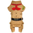 \半額/犬服 トレジャーユニフォーム つなぎ アウトドア オールインワン 小型犬 3号ロング 大型犬 9号 ドッグウェア ロンパース